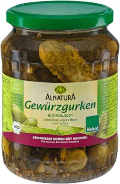 Produktfoto zu Gewürzgurken 670 g