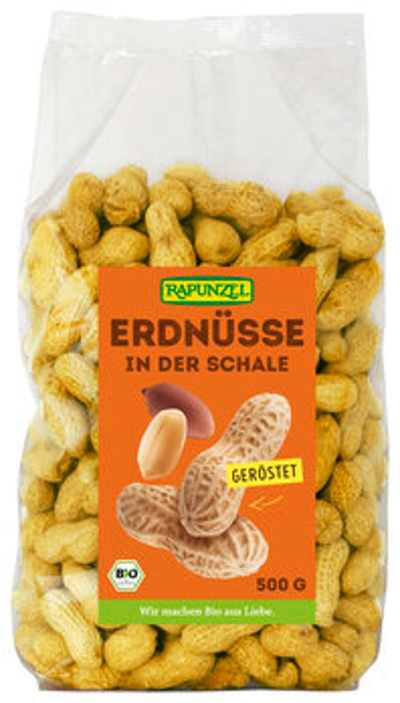 Produktfoto zu Erdnüsse in der Schale, 500 g