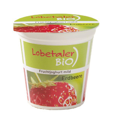 Produktfoto zu Joghurt Erdbeere 3,7 % , 150 g , Lobetaler Bio