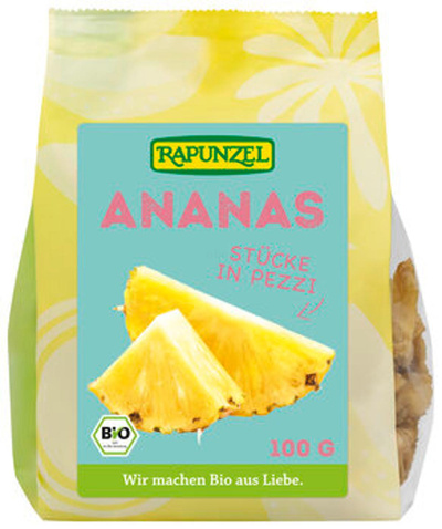 Produktfoto zu Ananas, getrocknet, 100 g