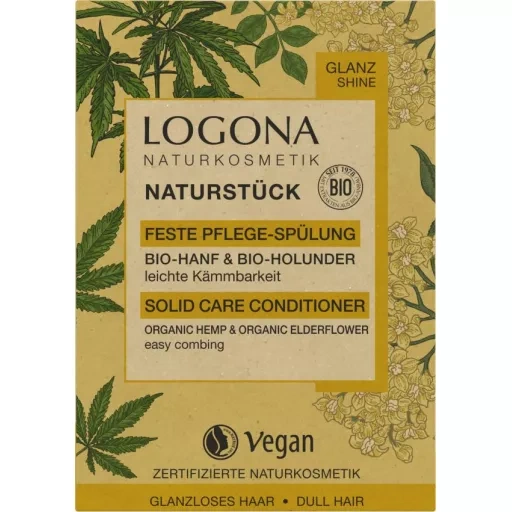 Produktfoto zu Feste Pflege Spülung Hanf & Holunder