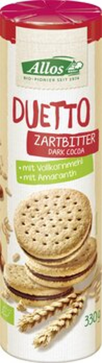 Produktfoto zu Keks Duetto Zartbitter 330 g