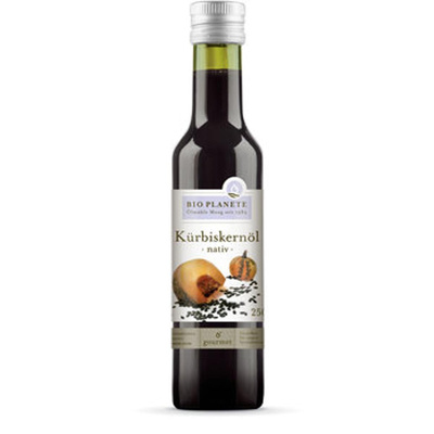 Produktfoto zu Kürbiskernöl, nativ, 250 ml