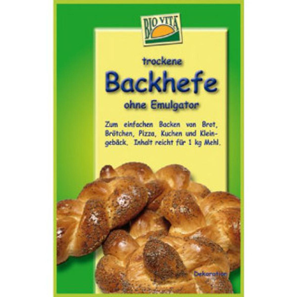 Produktfoto zu Hefe, ohne Emulgator, 20 g