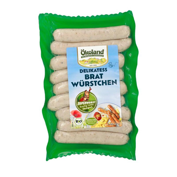 Produktfoto zu Bratwurst Kleine Delikatess, 180 g , Ökoland