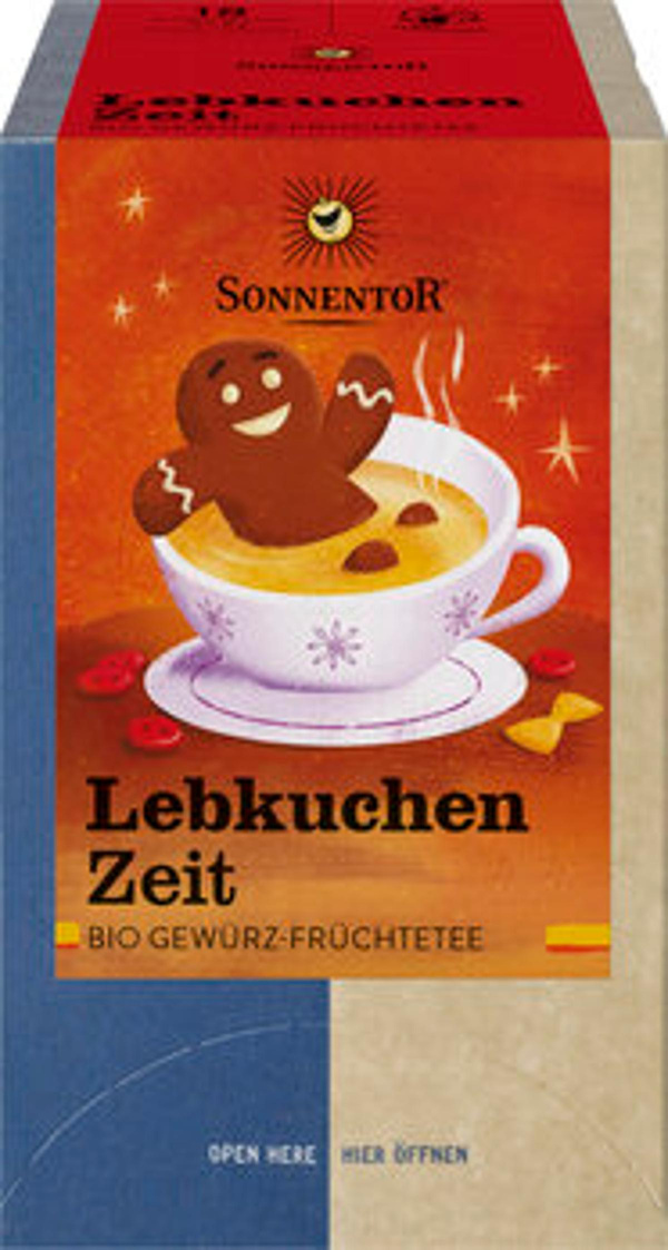Produktfoto zu Lebkuchen Zeit Tee, 18,x,1,8,g, Sonnentor