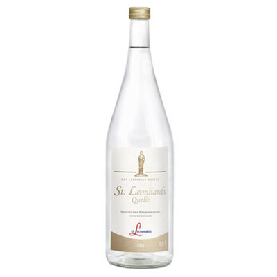 Produktfoto zu Mineralwasser still, 6 x 1 l St. Leonhards Quellen