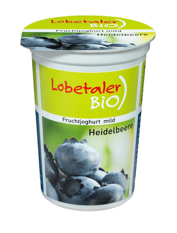 Produktfoto zu Joghurt Heidelbeere 3,7% , 500 g, Lobetaler Bio
