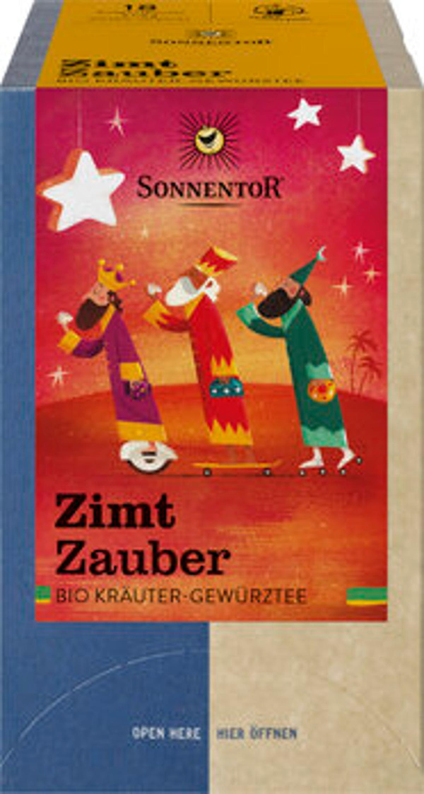 Produktfoto zu Tee Zimt Zauber, 18 x 1,8 g, Sonnentor