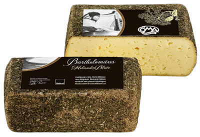 Produktfoto zu Schnittkäse Bartholomäus Holunder
