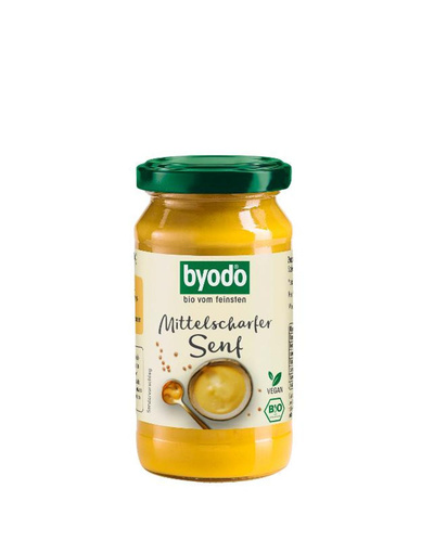 Produktfoto zu Senf, Mittelscharf, 200 ml