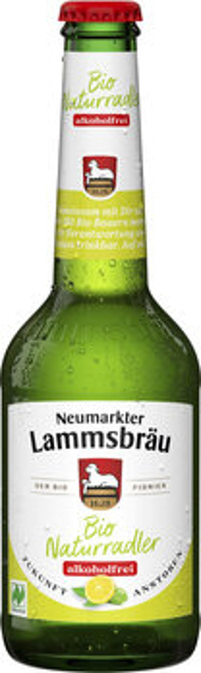 Produktfoto zu Lammsbräu NaturRadler, alkoholfrei, 0,33 l