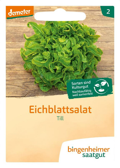Produktfoto zu Saatgut Eichblattsalat