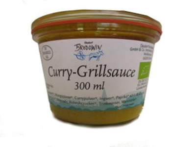 Produktfoto zu Brodowiner Curry-Grillsoße