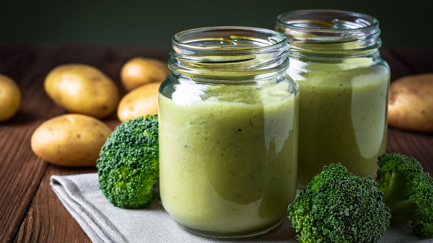 Rezeptbild für Babybrei mit Broccoli und Kartoffeln