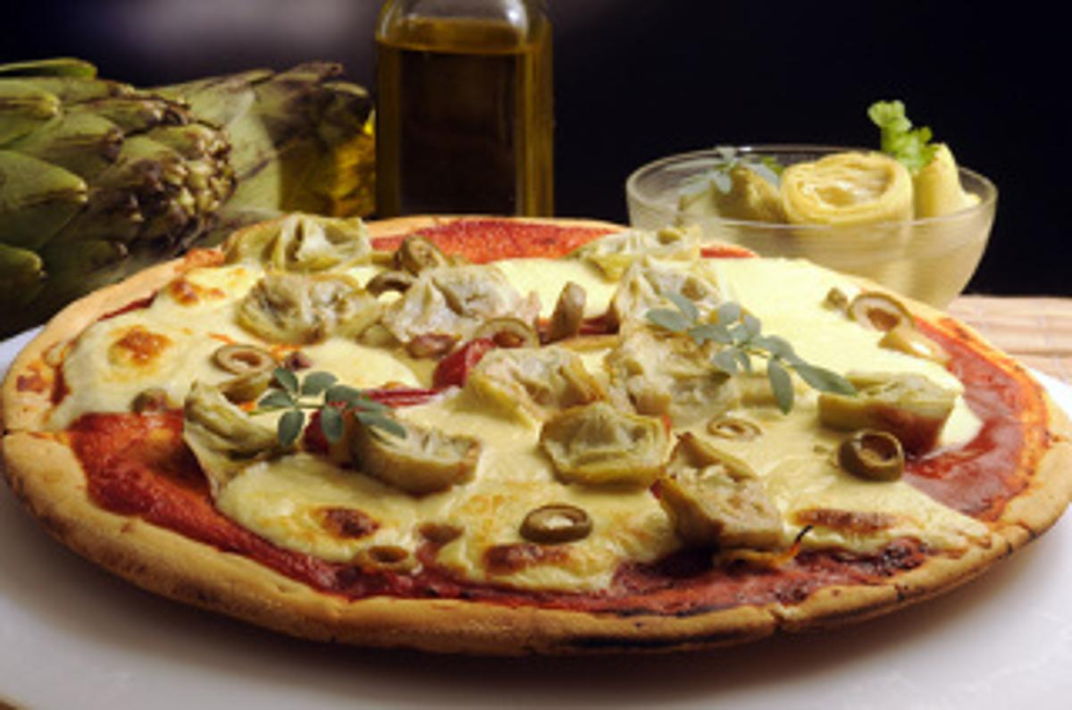 Italienische Gemüsepizza