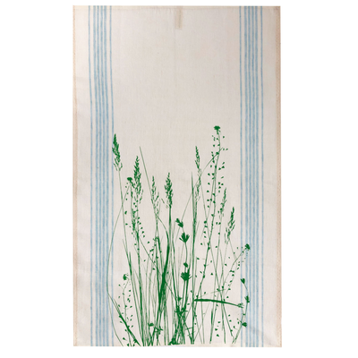 Produktfoto zu weißes Leinen-Geschirrtuch "Hirtentäschel"