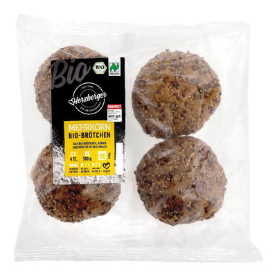 Produktfoto zu Mehrkornbrötchen zum aufbacken, 4 Stück