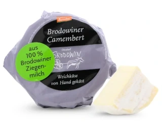 Produktfoto zu Brodowiner Ziegen-Camembert