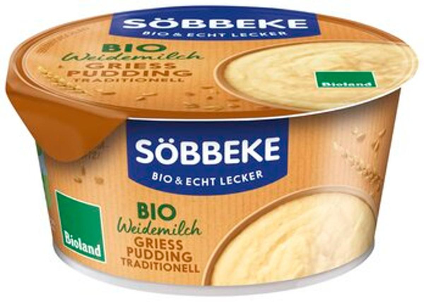 Produktfoto zu Pudding Grieß Tradition, 150 g, Söbbeke
