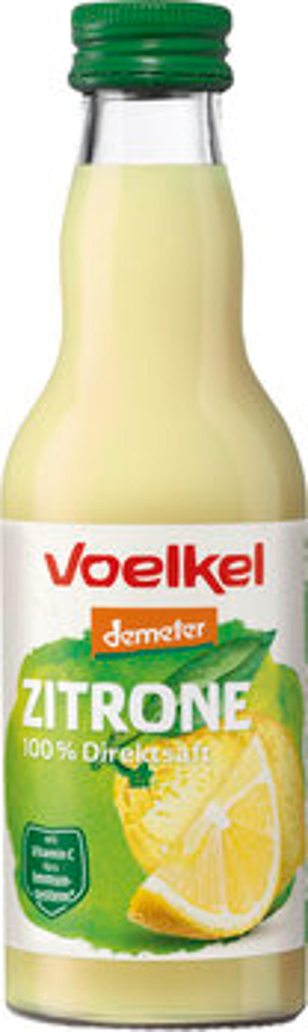 Produktfoto zu Zitronensaft, 0,2 l Voelkel