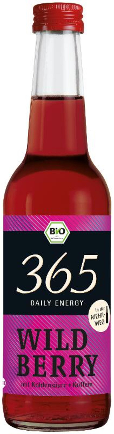 Produktfoto zu 365 Energydrink Wild Berry, 12 x 0,33 l
