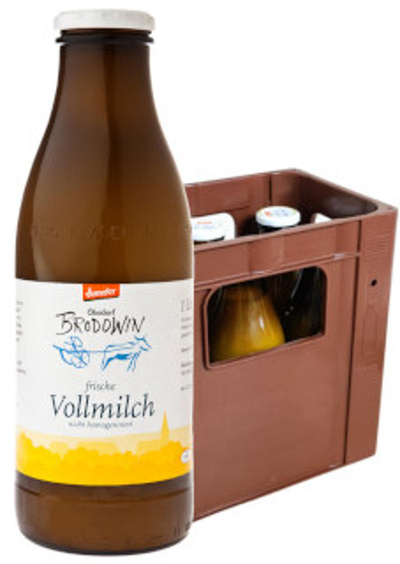Produktfoto zu Vollmilch Flasche