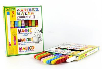 Produktfoto zu Zaubermaler, 9 Farben + 1 Farb
