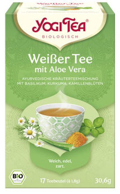 Produktfoto zu Yogi Weißer Tee 17x1,8g