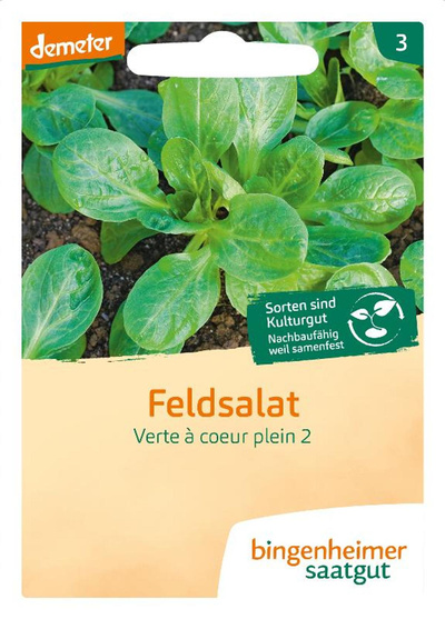 Produktfoto zu Saatgut Feldsalat