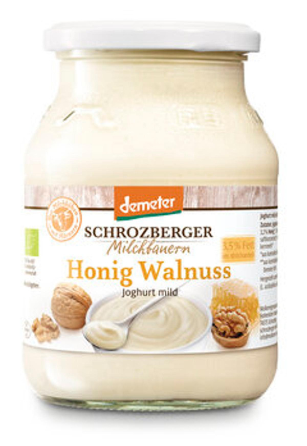 Produktfoto zu Joghurt Honig-Walnuss, 500 g, Schrozberger
