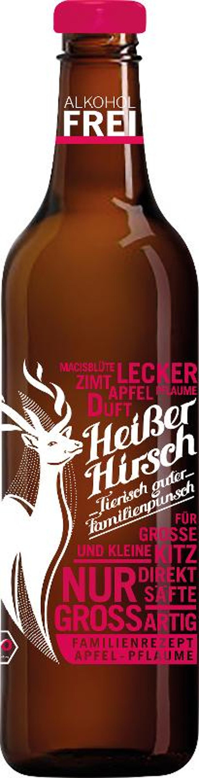 Produktfoto zu Familienpunsch Heißer Hirsch, 0,75 l, HEISSER HIRSCH