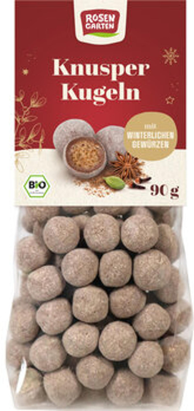 Produktfoto zu Schoko Knusperkugeln, 90 g, Rosengarten