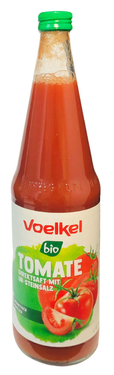 Produktfoto zu Tomatensaft im Kasten, 6 x 0,7 l Voelkel