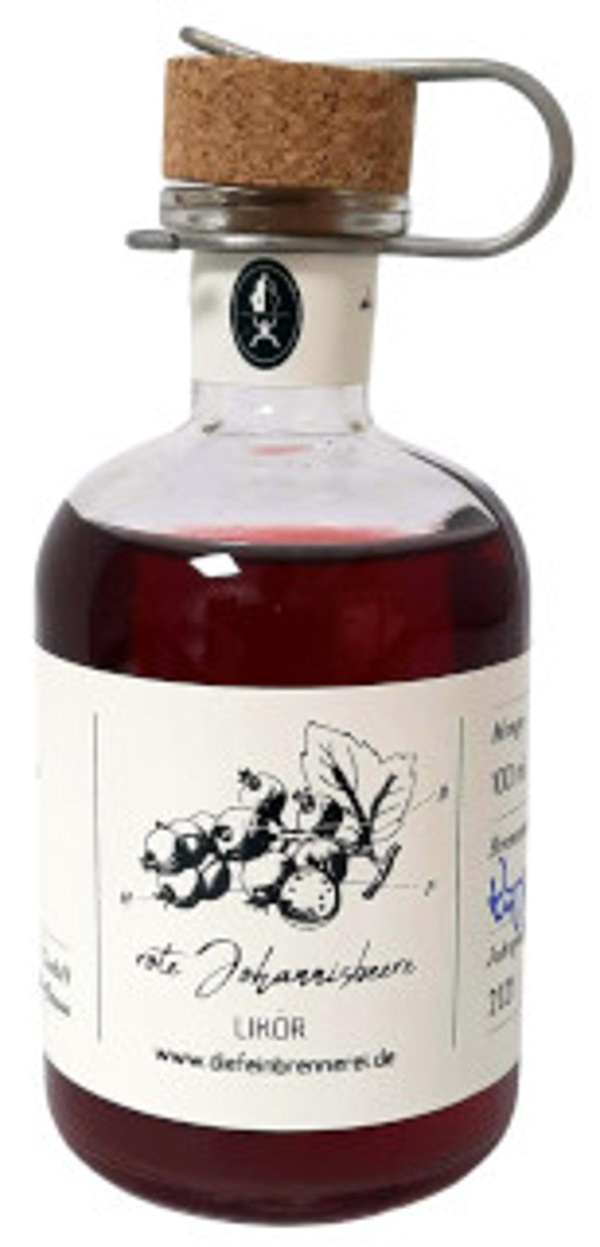 Produktfoto zu Bio-Likör rote Johannisbeere 100 ml , Die Feinbrennerei