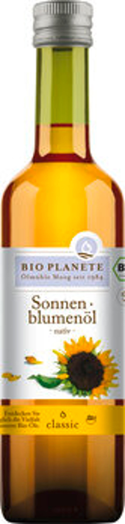 Produktfoto zu Sonnenblumenöl 0,5 l