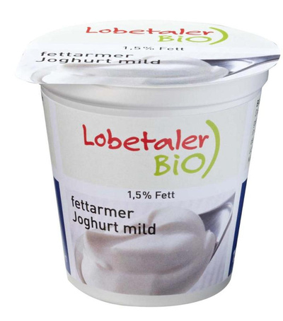 Produktfoto zu Joghurt natur 1,5% , 150 g , Lobetaler Bio