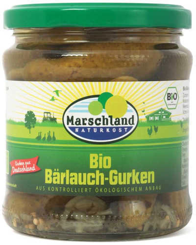 Produktfoto zu Bärlauchgurken 370 ml