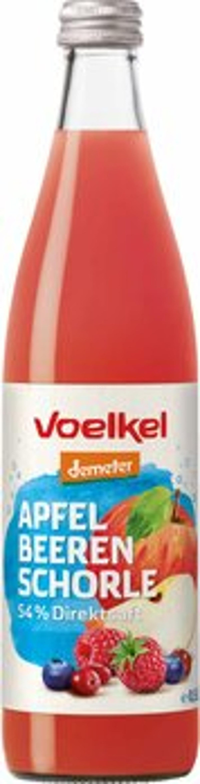 Produktfoto zu Apfel-Waldbeeren Schorle, 10 x 0,5 l Voelkel