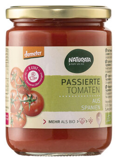Produktfoto zu Tomatenpüree, Demeter 400 g
