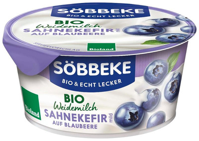 Produktfoto zu Sahnekefir Blaubeere, 150 g, Söbbeke