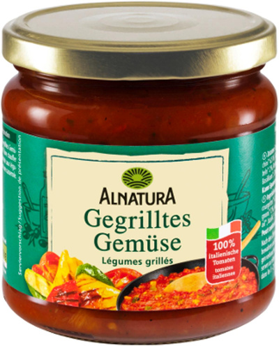 Produktfoto zu Tomatensauce Gegrilltes Gemüse 350 ml