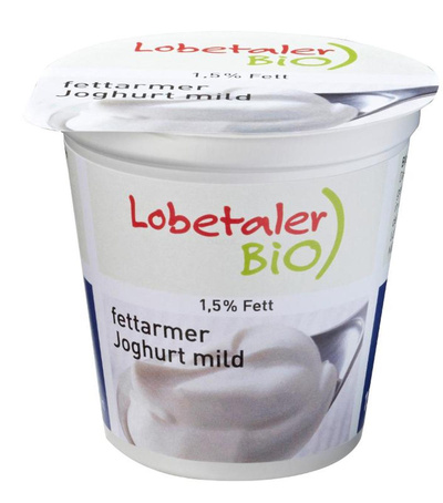 Produktfoto zu Joghurt natur 1,5% , 150 g , Lobetaler Bio