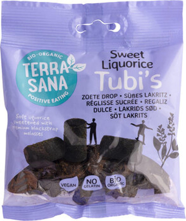 Produktfoto zu Süße Lakritz Tubi's,  100 g, TerraSana