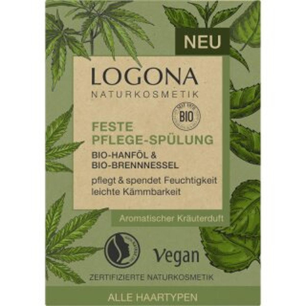 Produktfoto zu Feste Pflege Spülung Hanf & Brennnessel