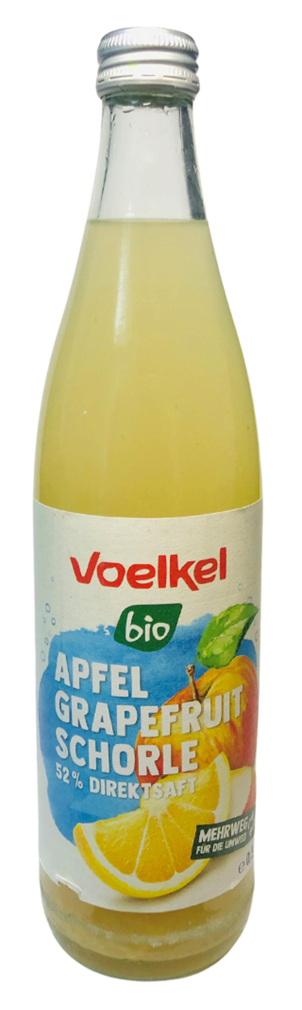 Produktfoto zu Apfel-Grapefruit Schorle, 10 x 0,5 l Voelkel