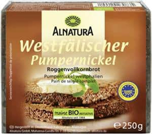 Produktfoto zu Pumpernickel, Westfälischer 250 g