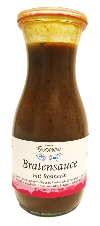 Produktfoto zu Bratensauce,0,5l mit Rosmarin