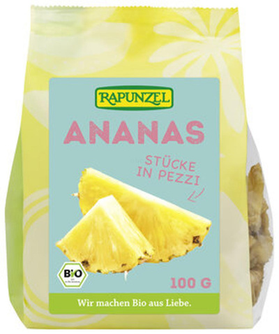 Produktfoto zu Ananas, getrocknet, 100 g