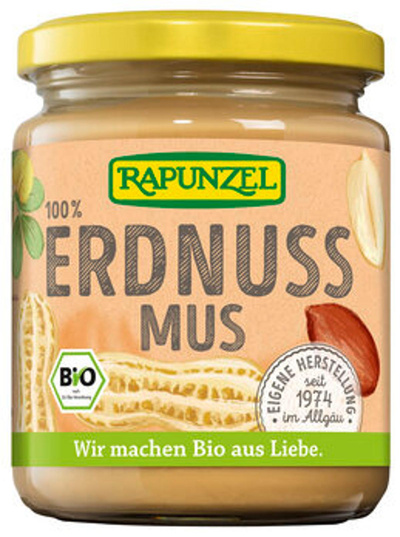Produktfoto zu Erdnussmus, fein, 250g